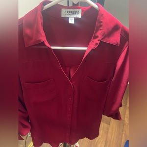 Red express blouse